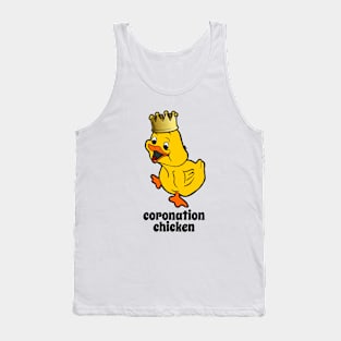 Coronation Chicken - Funny Royal Crown Chick. Tank Top